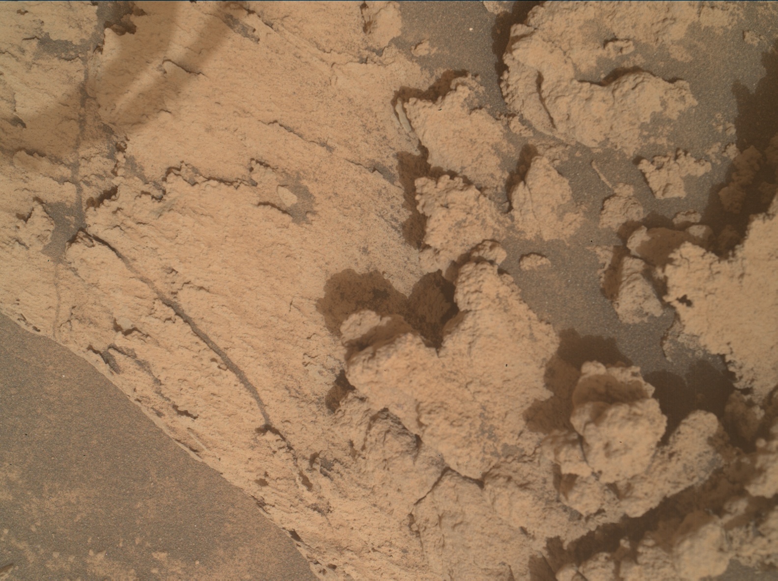 Nasa's Mars rover Curiosity acquired this image using its Mars Hand Lens Imager (MAHLI) on Sol 3485