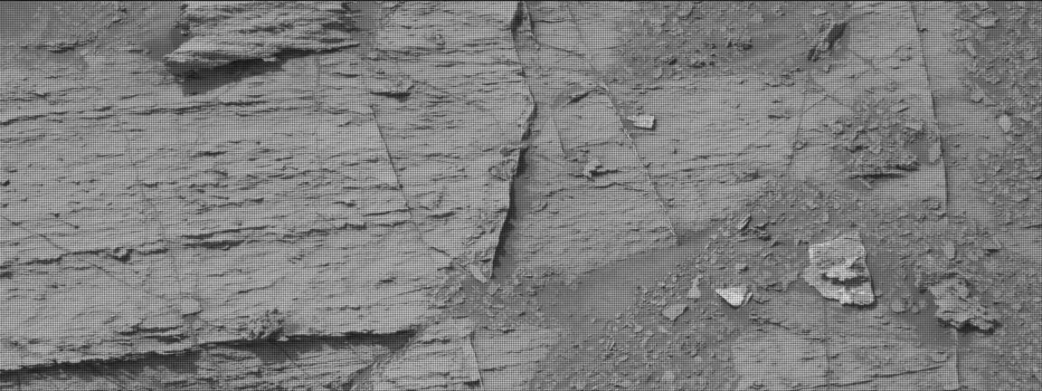 Nasa's Mars rover Curiosity acquired this image using its Mast Camera (Mastcam) on Sol 3489