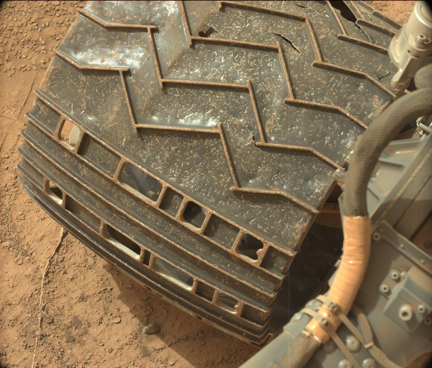 Nasa's Mars rover Curiosity acquired this image using its Mast Camera (Mastcam) on Sol 3492