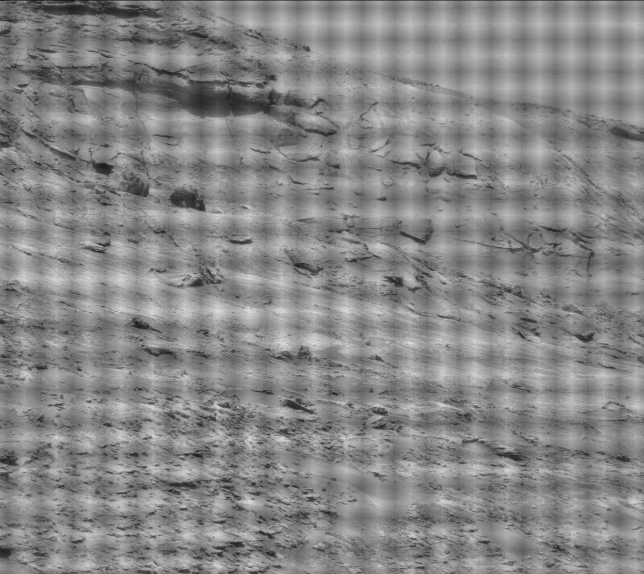 Nasa's Mars rover Curiosity acquired this image using its Mast Camera (Mastcam) on Sol 3492
