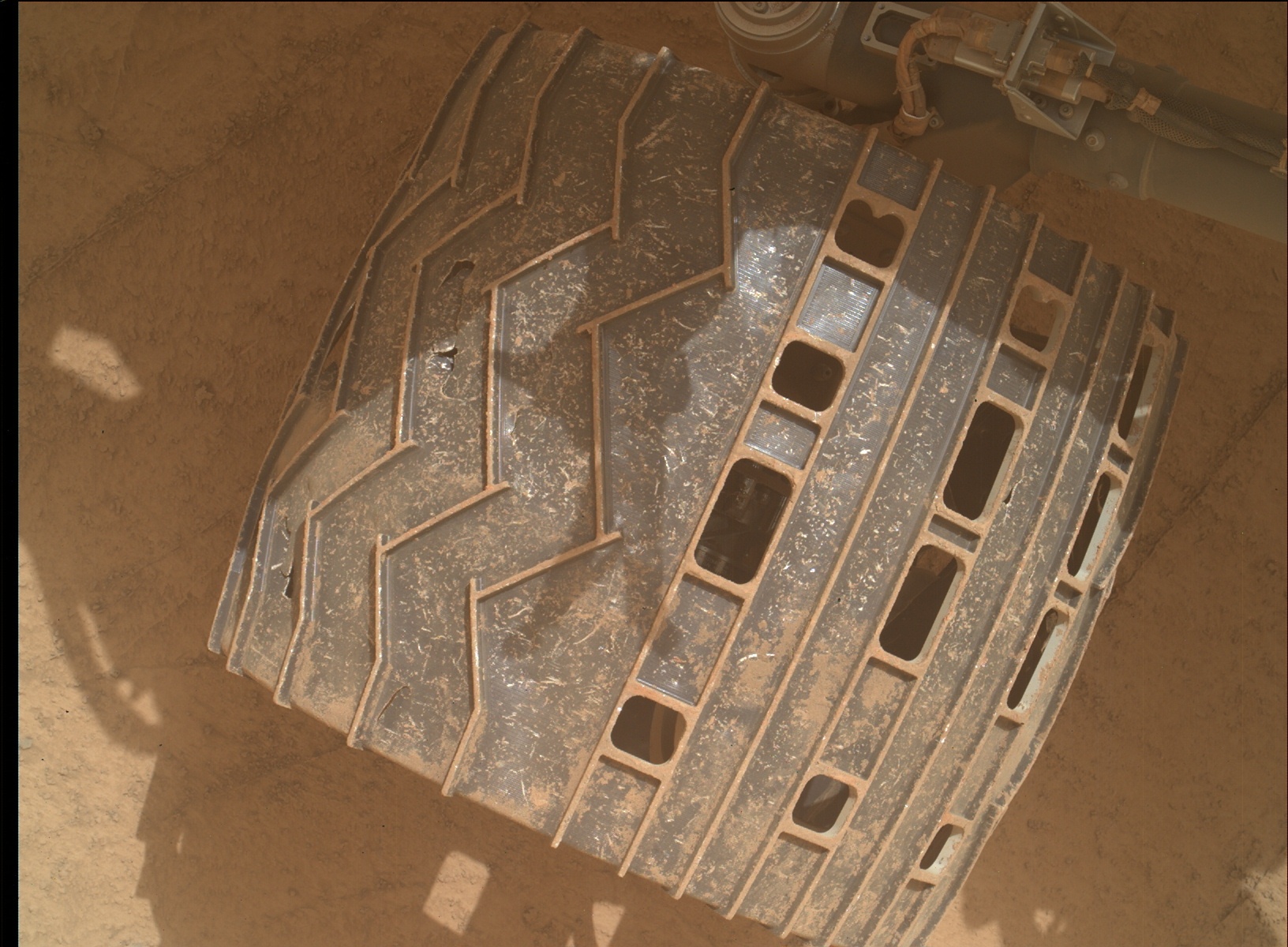 Nasa's Mars rover Curiosity acquired this image using its Mars Hand Lens Imager (MAHLI) on Sol 3492