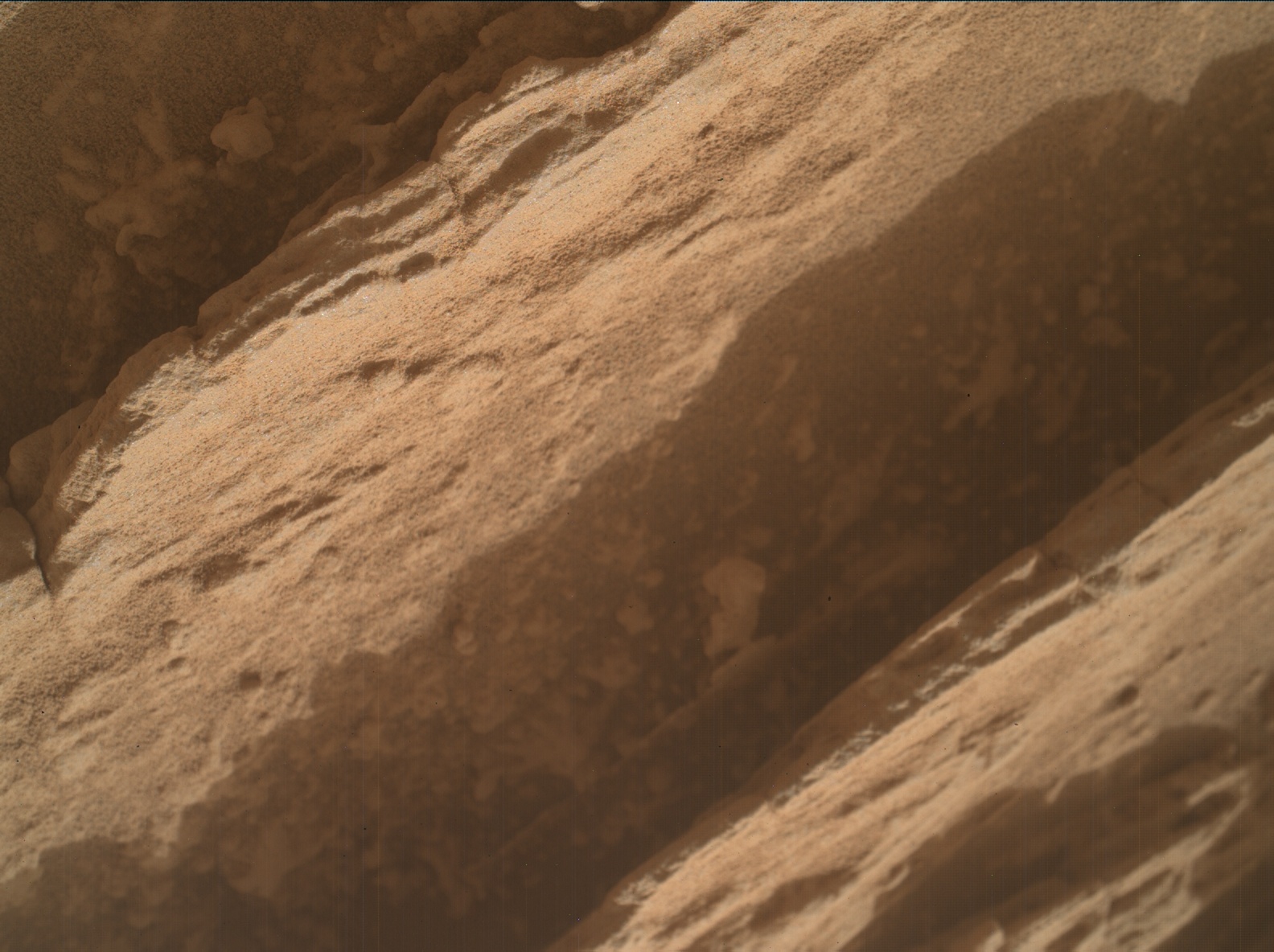 Nasa's Mars rover Curiosity acquired this image using its Mars Hand Lens Imager (MAHLI) on Sol 3493