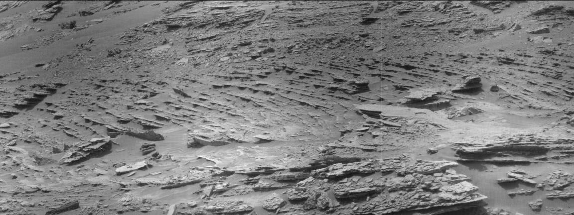 Nasa's Mars rover Curiosity acquired this image using its Mast Camera (Mastcam) on Sol 3504