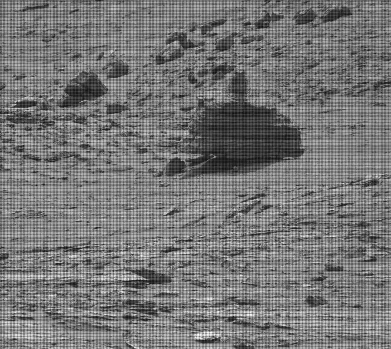 Nasa's Mars rover Curiosity acquired this image using its Mast Camera (Mastcam) on Sol 3507