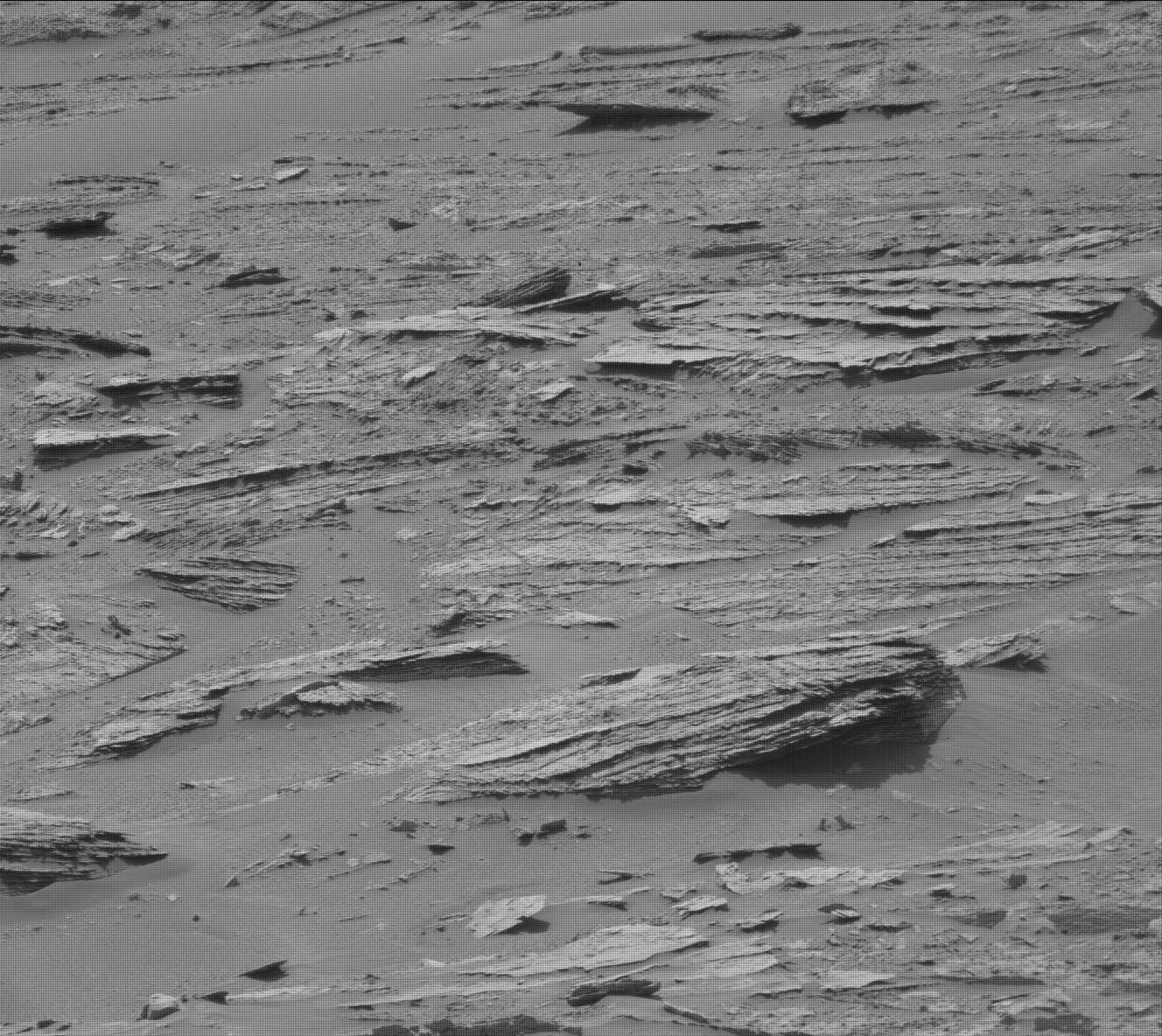 Nasa's Mars rover Curiosity acquired this image using its Mast Camera (Mastcam) on Sol 3518