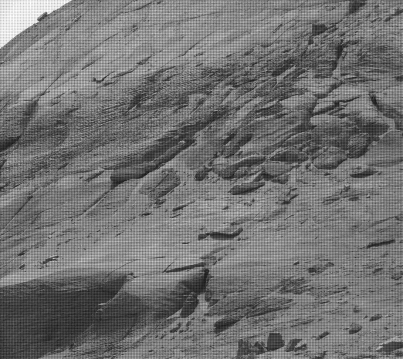 Nasa's Mars rover Curiosity acquired this image using its Mast Camera (Mastcam) on Sol 3520
