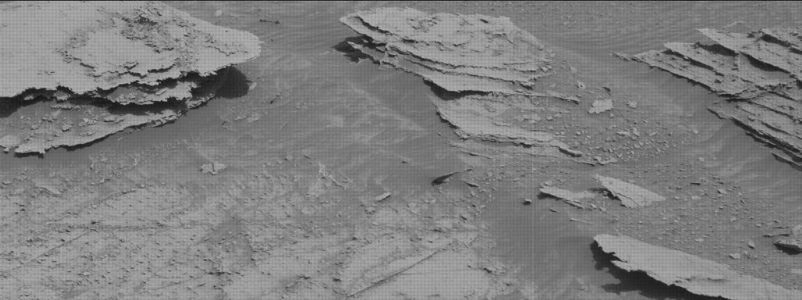 Nasa's Mars rover Curiosity acquired this image using its Mast Camera (Mastcam) on Sol 3528