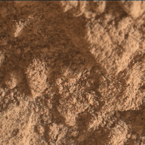 Nasa's Mars rover Curiosity acquired this image using its Mars Hand Lens Imager (MAHLI) on Sol 3528