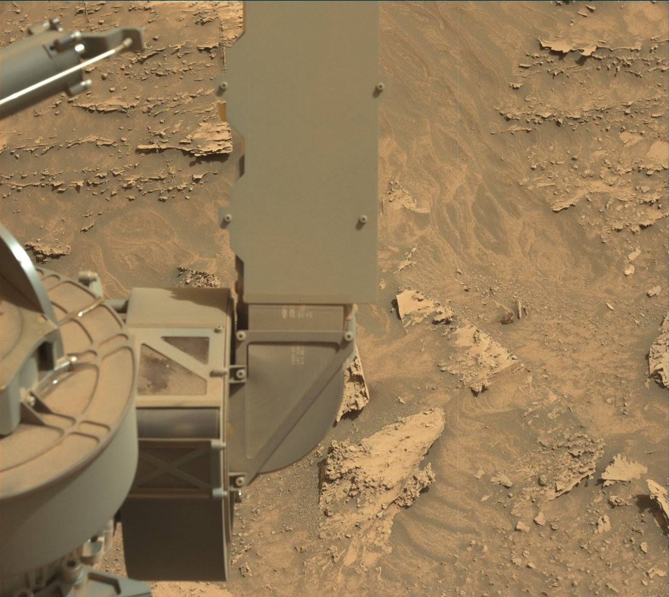 Nasa's Mars rover Curiosity acquired this image using its Mast Camera (Mastcam) on Sol 3531