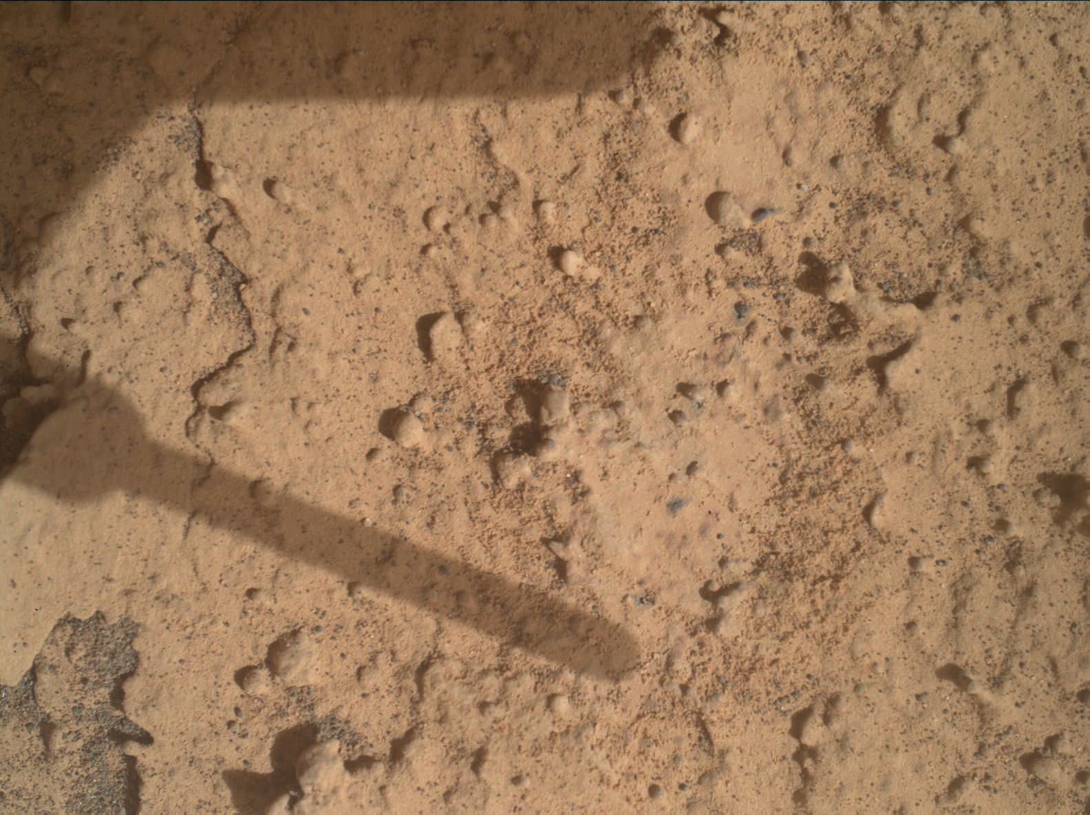 Nasa's Mars rover Curiosity acquired this image using its Mars Hand Lens Imager (MAHLI) on Sol 3537