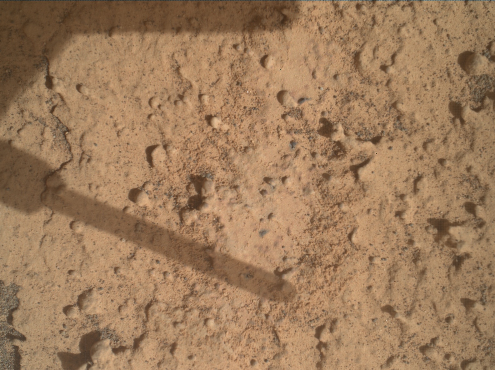 Nasa's Mars rover Curiosity acquired this image using its Mars Hand Lens Imager (MAHLI) on Sol 3537