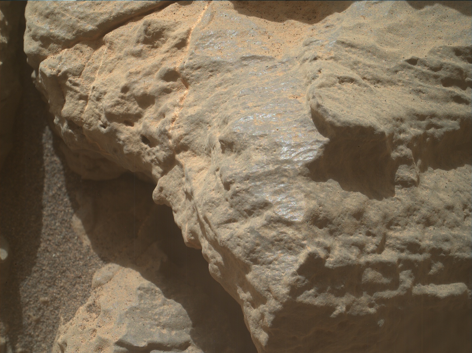 Nasa's Mars rover Curiosity acquired this image using its Mars Hand Lens Imager (MAHLI) on Sol 3544