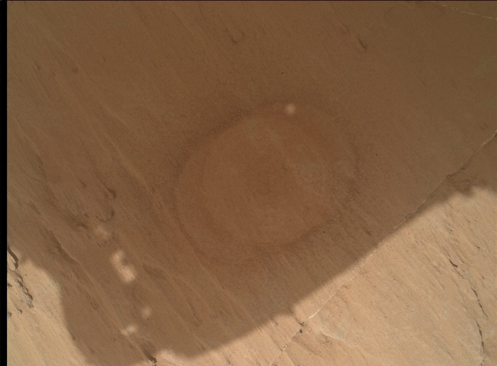 Nasa's Mars rover Curiosity acquired this image using its Mars Hand Lens Imager (MAHLI) on Sol 3546