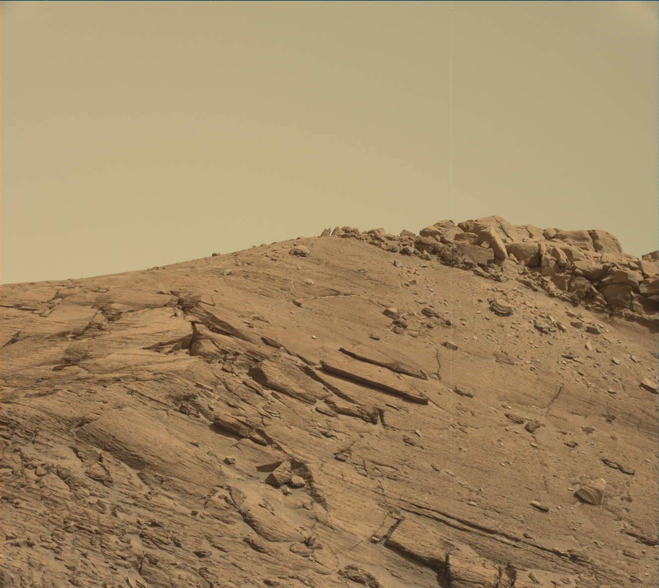 Nasa's Mars rover Curiosity acquired this image using its Mast Camera (Mastcam) on Sol 3549