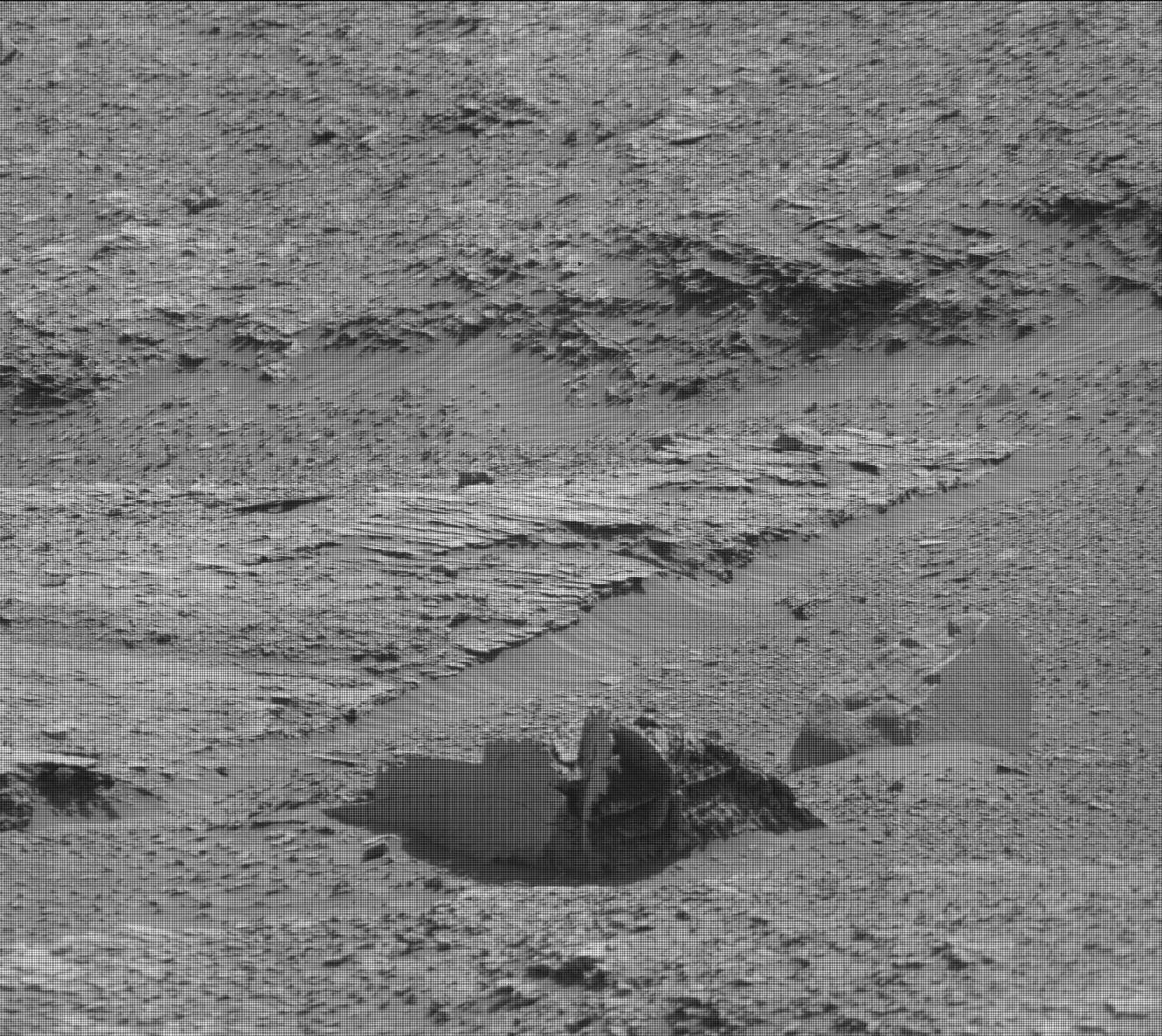 Nasa's Mars rover Curiosity acquired this image using its Mast Camera (Mastcam) on Sol 3551