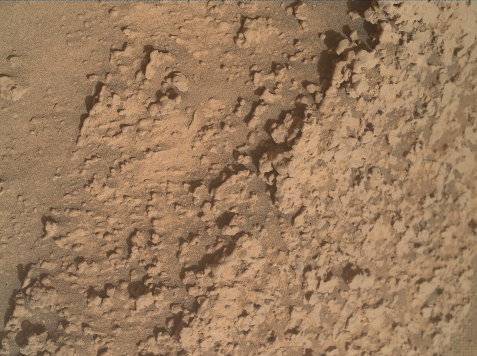 Nasa's Mars rover Curiosity acquired this image using its Mars Hand Lens Imager (MAHLI) on Sol 3551
