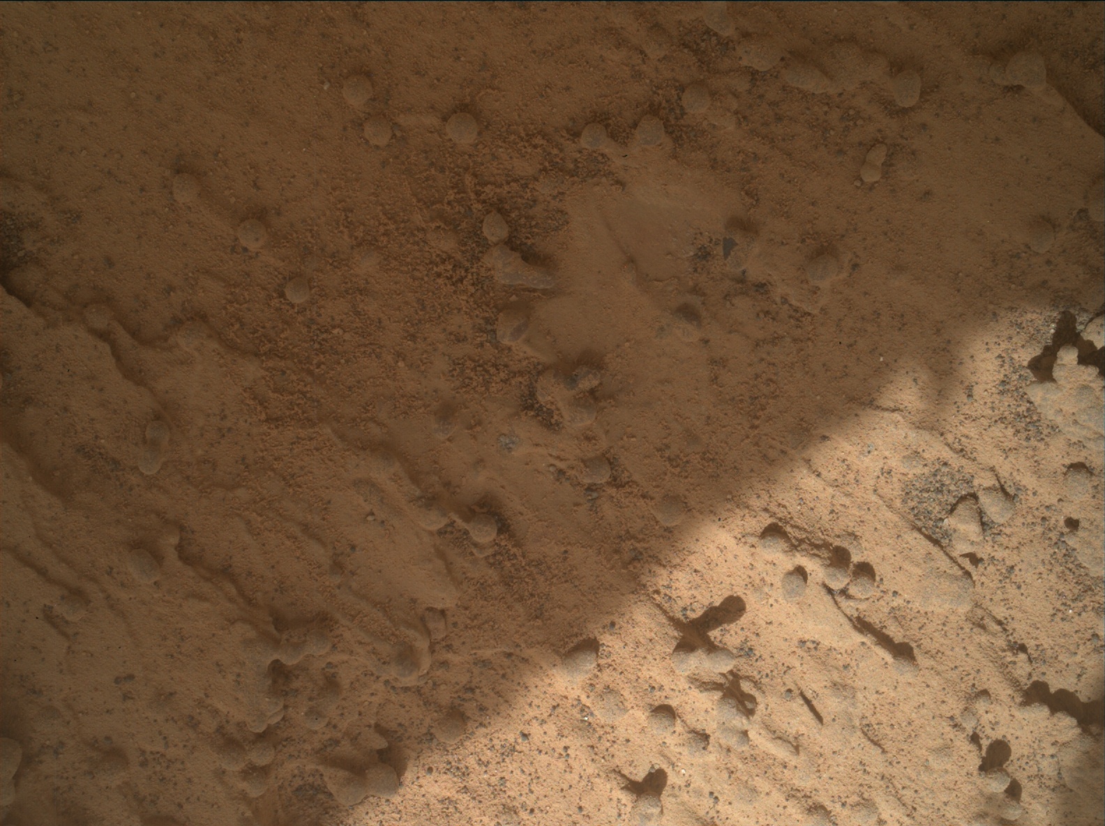Nasa's Mars rover Curiosity acquired this image using its Mars Hand Lens Imager (MAHLI) on Sol 3553