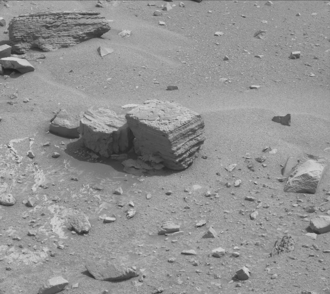 Nasa's Mars rover Curiosity acquired this image using its Mast Camera (Mastcam) on Sol 3558