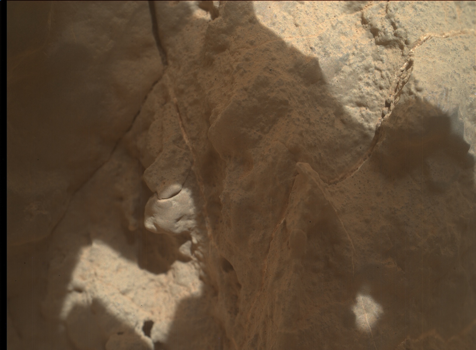 Nasa's Mars rover Curiosity acquired this image using its Mars Hand Lens Imager (MAHLI) on Sol 3558
