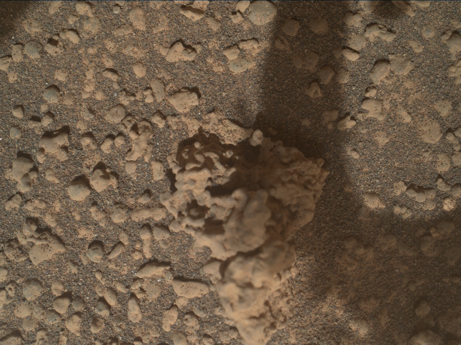 Nasa's Mars rover Curiosity acquired this image using its Mars Hand Lens Imager (MAHLI) on Sol 3564