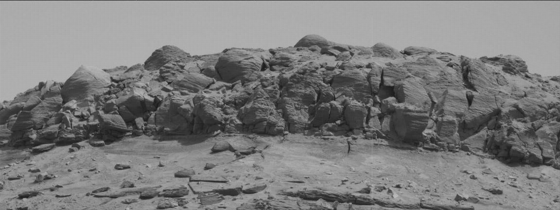Nasa's Mars rover Curiosity acquired this image using its Mast Camera (Mastcam) on Sol 3571