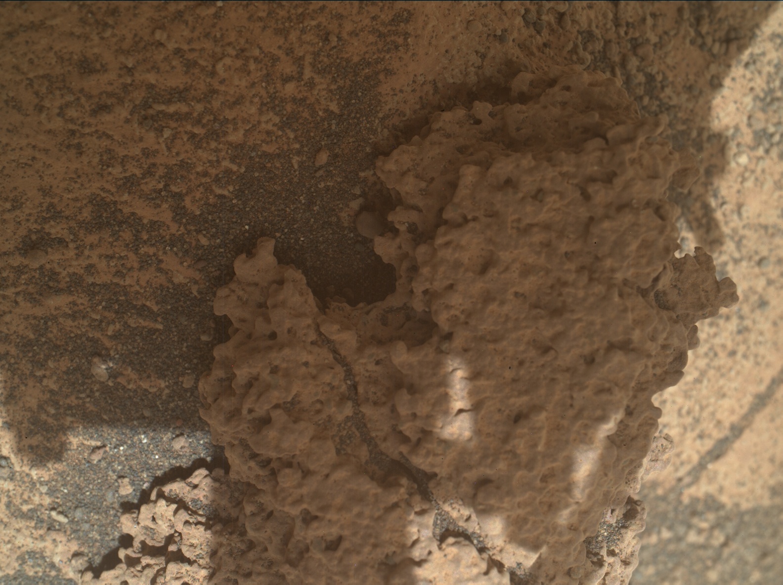 Nasa's Mars rover Curiosity acquired this image using its Mars Hand Lens Imager (MAHLI) on Sol 3571