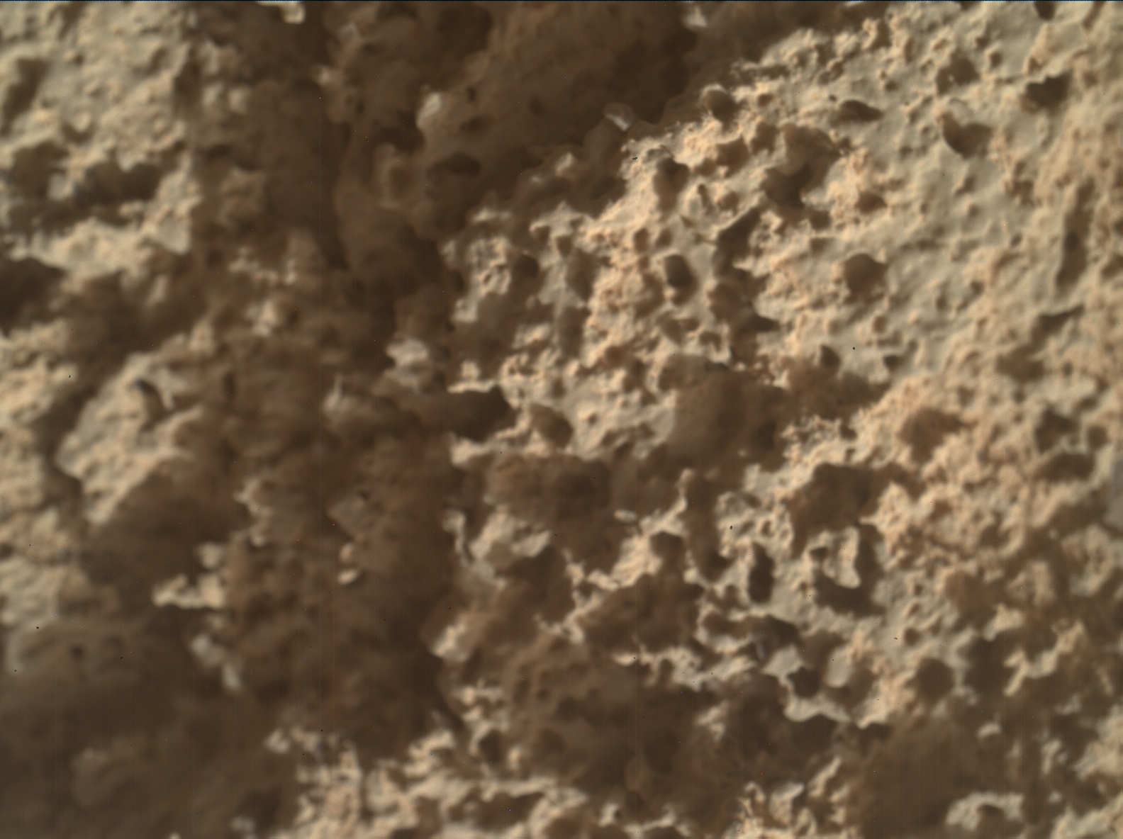 Nasa's Mars rover Curiosity acquired this image using its Mars Hand Lens Imager (MAHLI) on Sol 3583