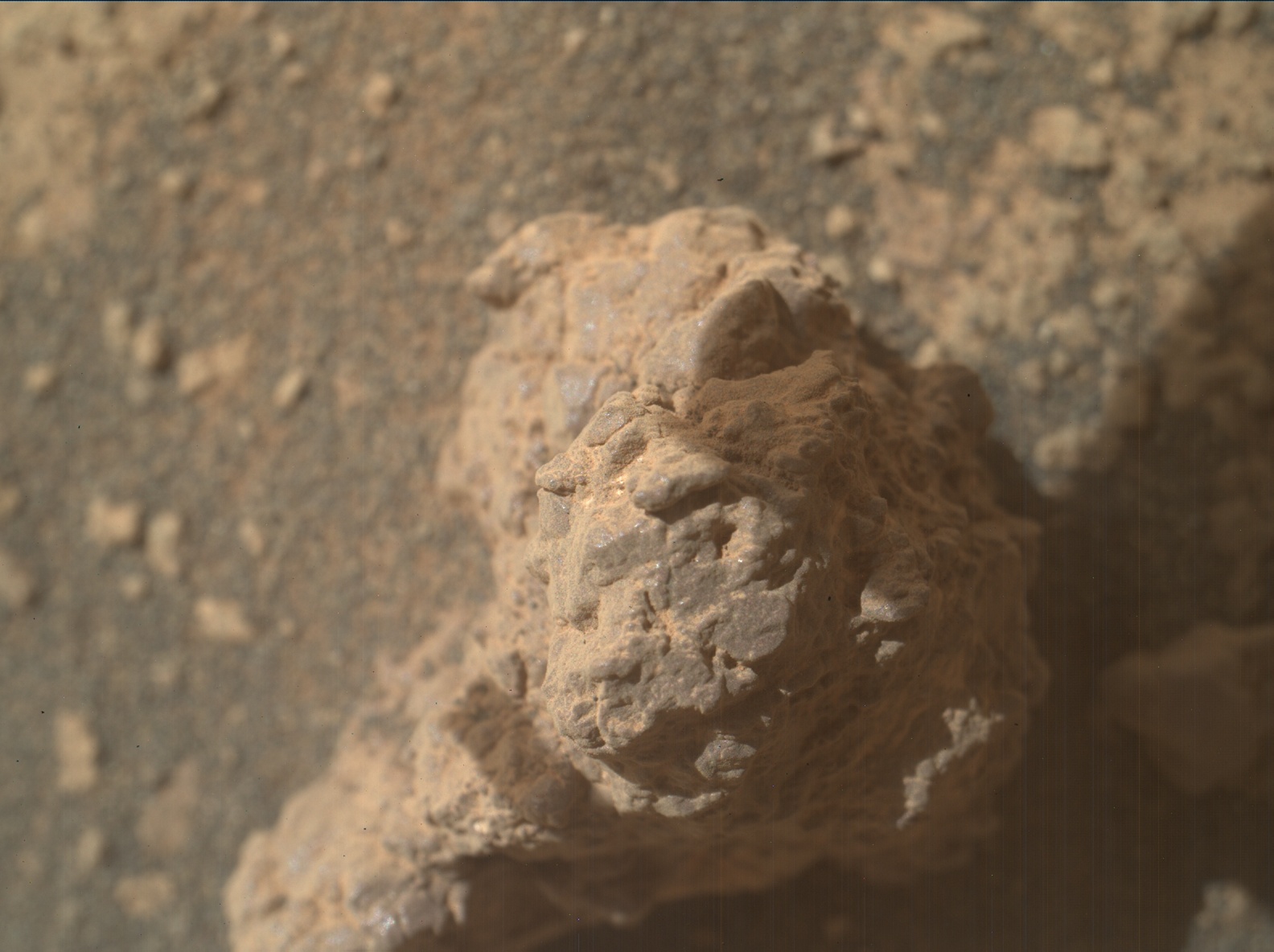 Nasa's Mars rover Curiosity acquired this image using its Mars Hand Lens Imager (MAHLI) on Sol 3592
