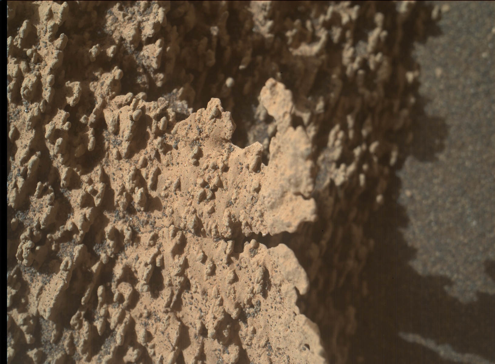 Nasa's Mars rover Curiosity acquired this image using its Mars Hand Lens Imager (MAHLI) on Sol 3594