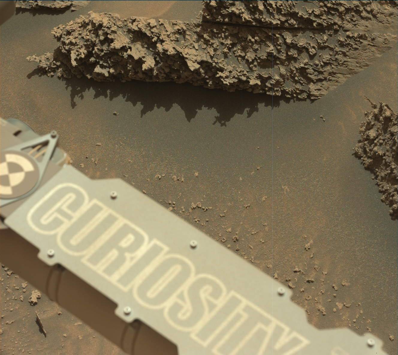 Nasa's Mars rover Curiosity acquired this image using its Mast Camera (Mastcam) on Sol 3597