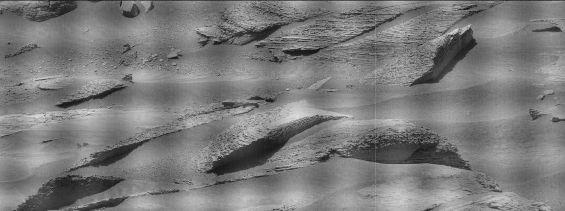 Nasa's Mars rover Curiosity acquired this image using its Mast Camera (Mastcam) on Sol 3599
