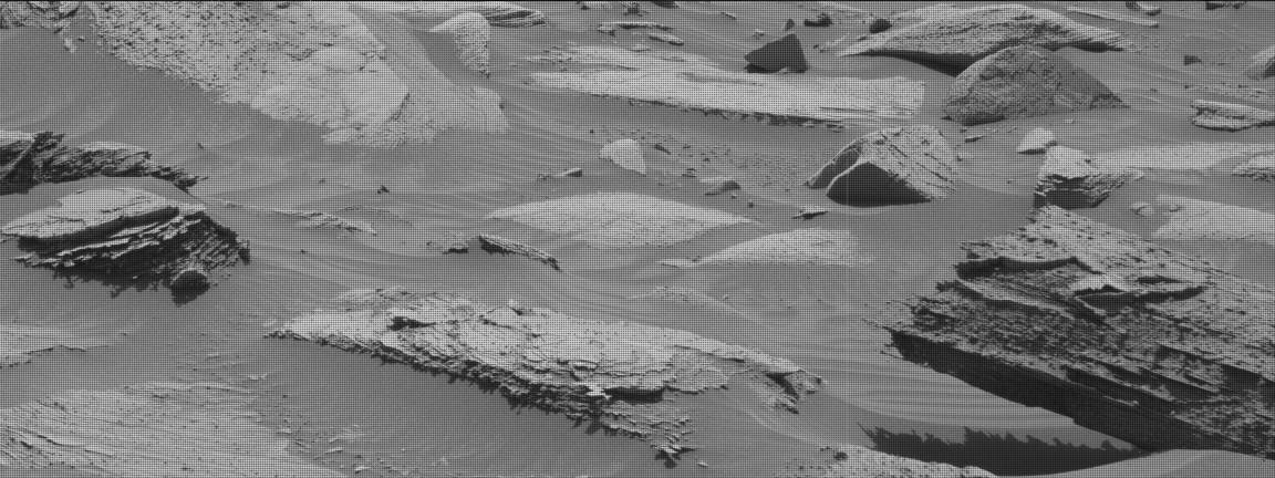 Nasa's Mars rover Curiosity acquired this image using its Mast Camera (Mastcam) on Sol 3599