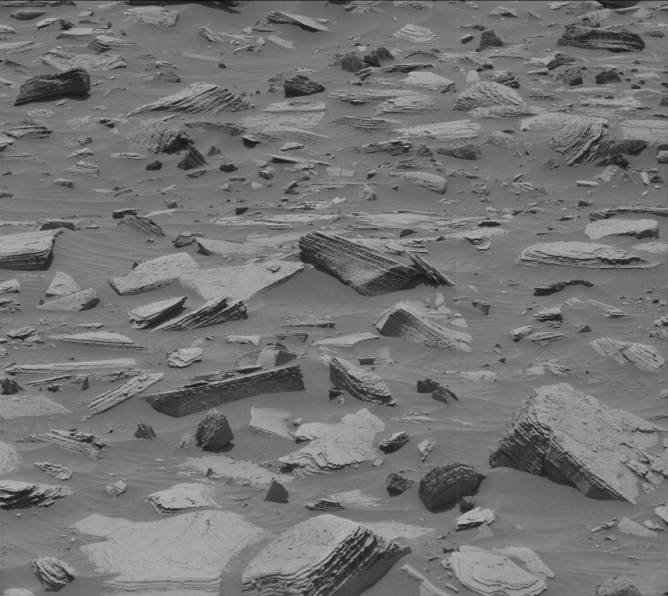 Nasa's Mars rover Curiosity acquired this image using its Mast Camera (Mastcam) on Sol 3609