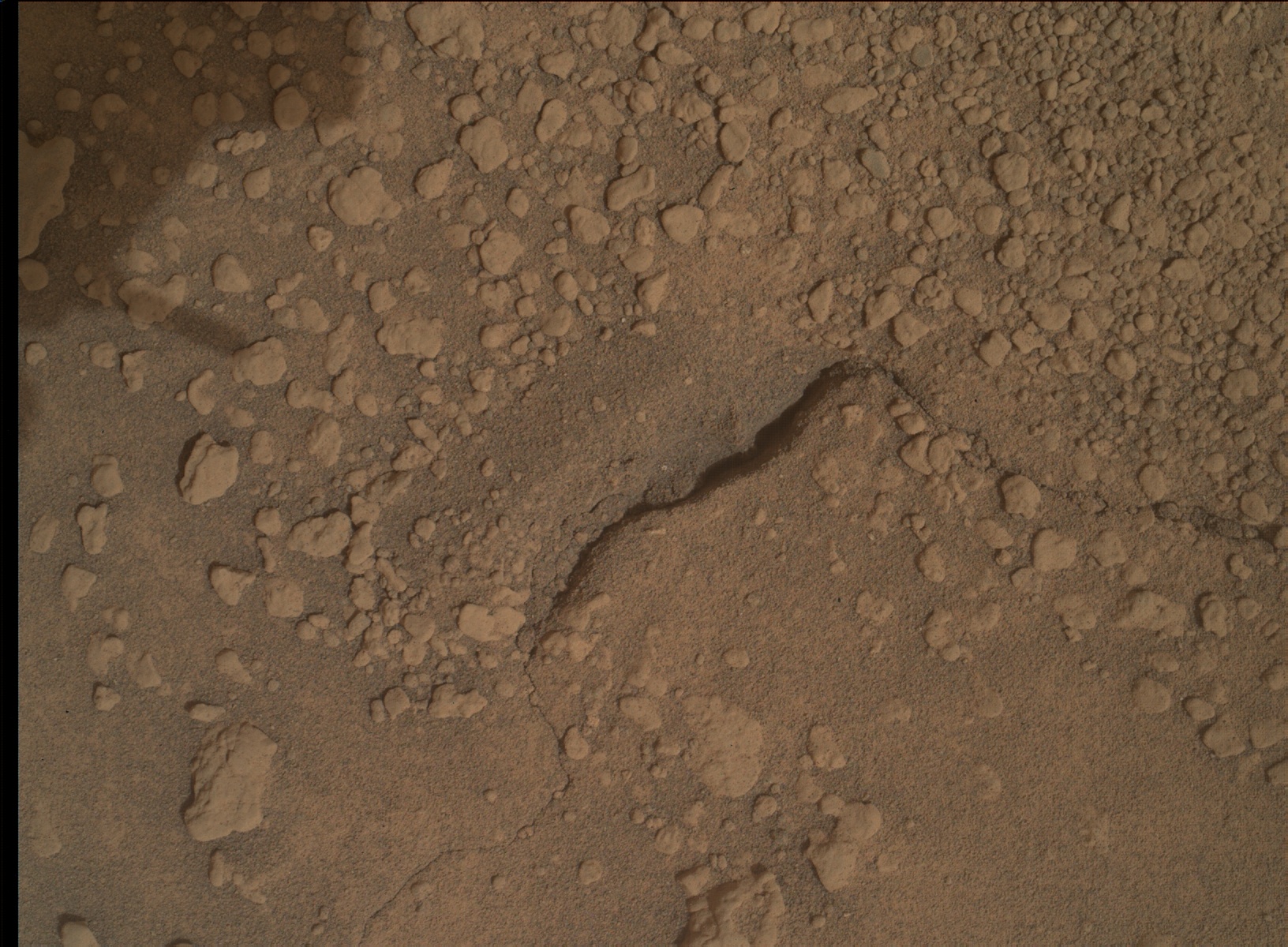 Nasa's Mars rover Curiosity acquired this image using its Mars Hand Lens Imager (MAHLI) on Sol 3635