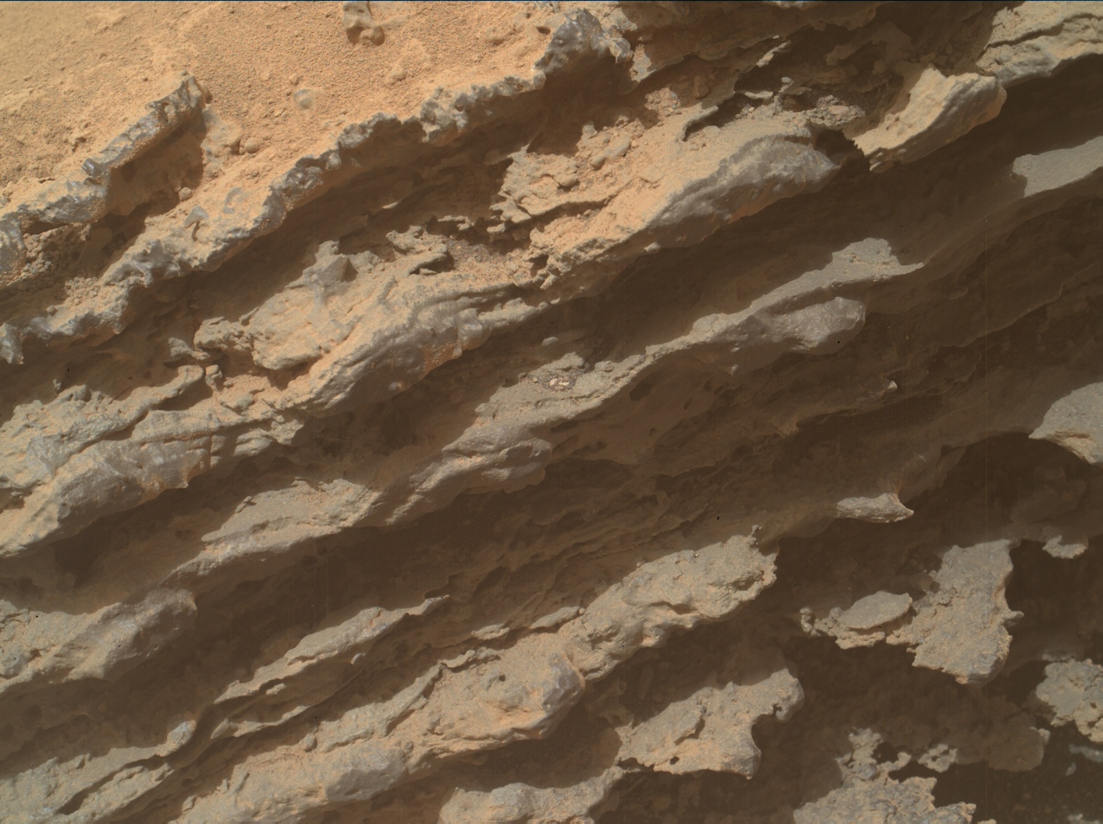 Nasa's Mars rover Curiosity acquired this image using its Mars Hand Lens Imager (MAHLI) on Sol 3644