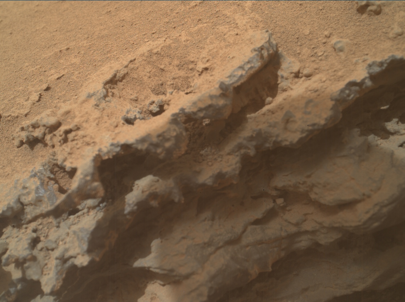 Nasa's Mars rover Curiosity acquired this image using its Mars Hand Lens Imager (MAHLI) on Sol 3644