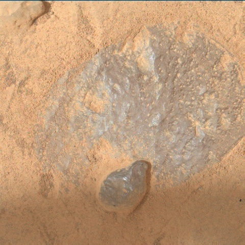 Nasa's Mars rover Curiosity acquired this image using its Mars Hand Lens Imager (MAHLI) on Sol 3677