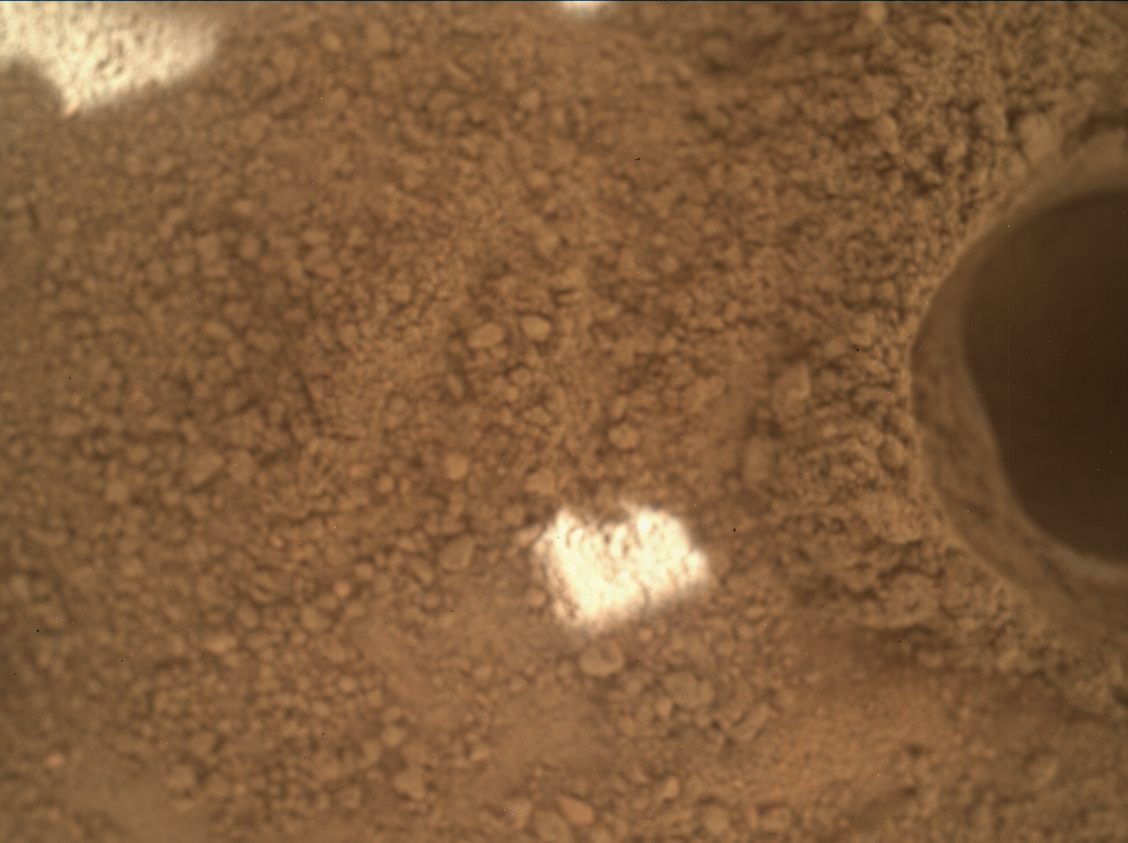 Nasa's Mars rover Curiosity acquired this image using its Mars Hand Lens Imager (MAHLI) on Sol 3682