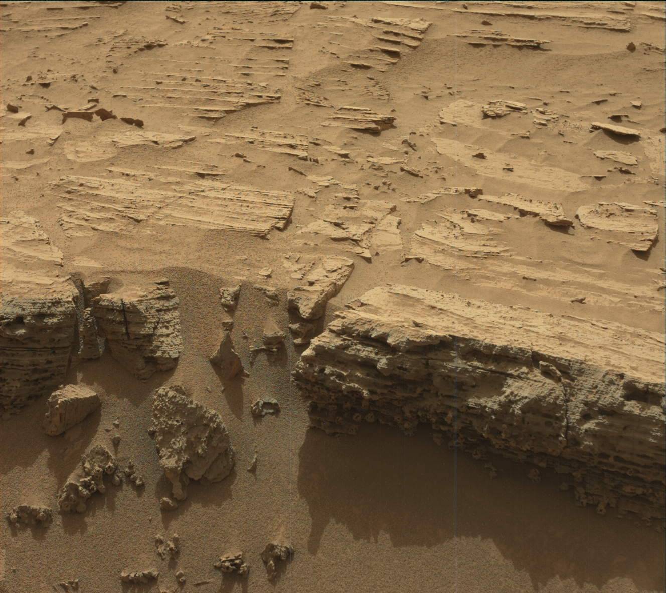 Nasa's Mars rover Curiosity acquired this image using its Mast Camera (Mastcam) on Sol 3687