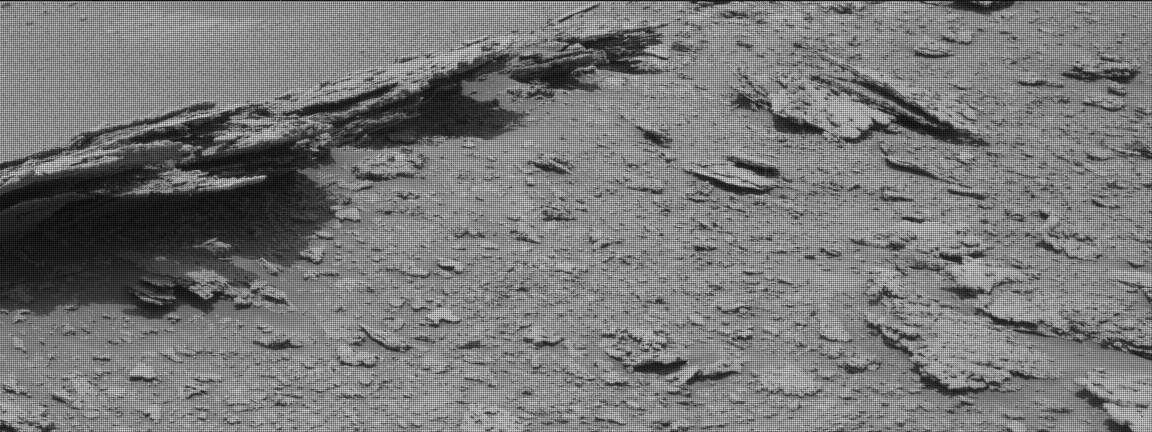 Nasa's Mars rover Curiosity acquired this image using its Mast Camera (Mastcam) on Sol 3702