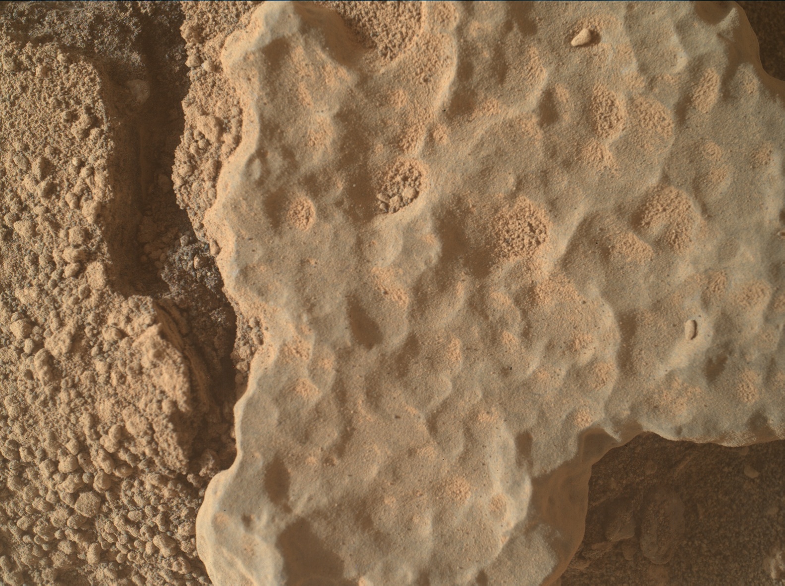 Nasa's Mars rover Curiosity acquired this image using its Mars Hand Lens Imager (MAHLI) on Sol 3702