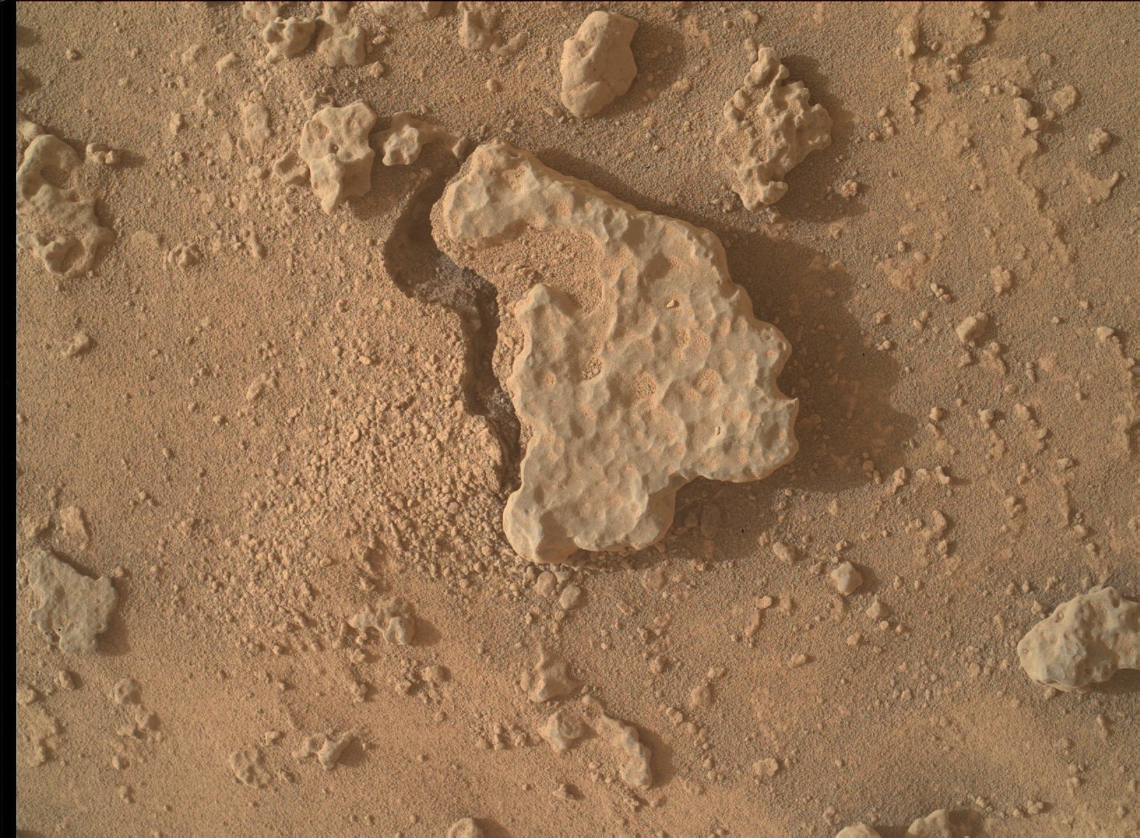 Nasa's Mars rover Curiosity acquired this image using its Mars Hand Lens Imager (MAHLI) on Sol 3702