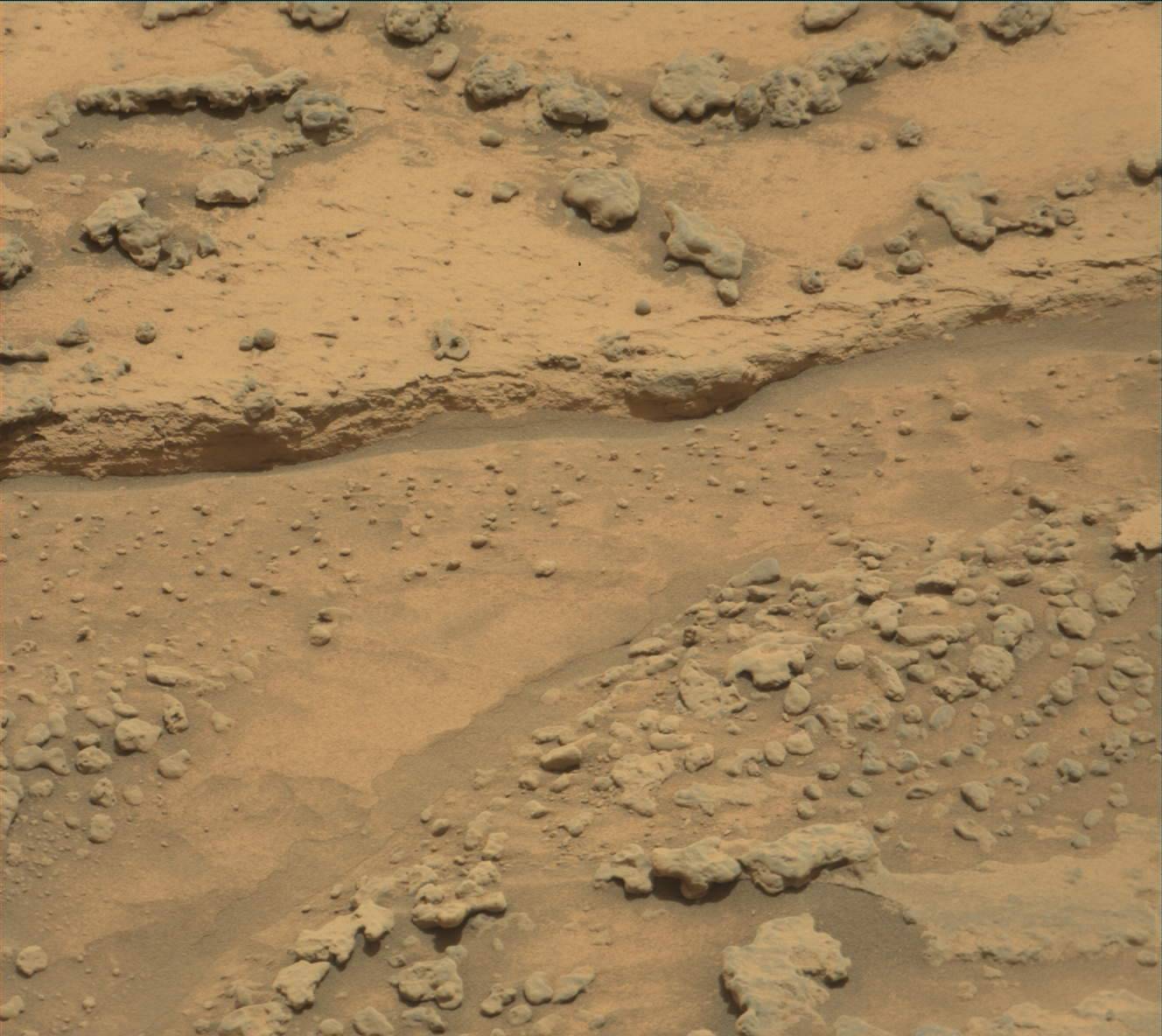 Nasa's Mars rover Curiosity acquired this image using its Mast Camera (Mastcam) on Sol 3715