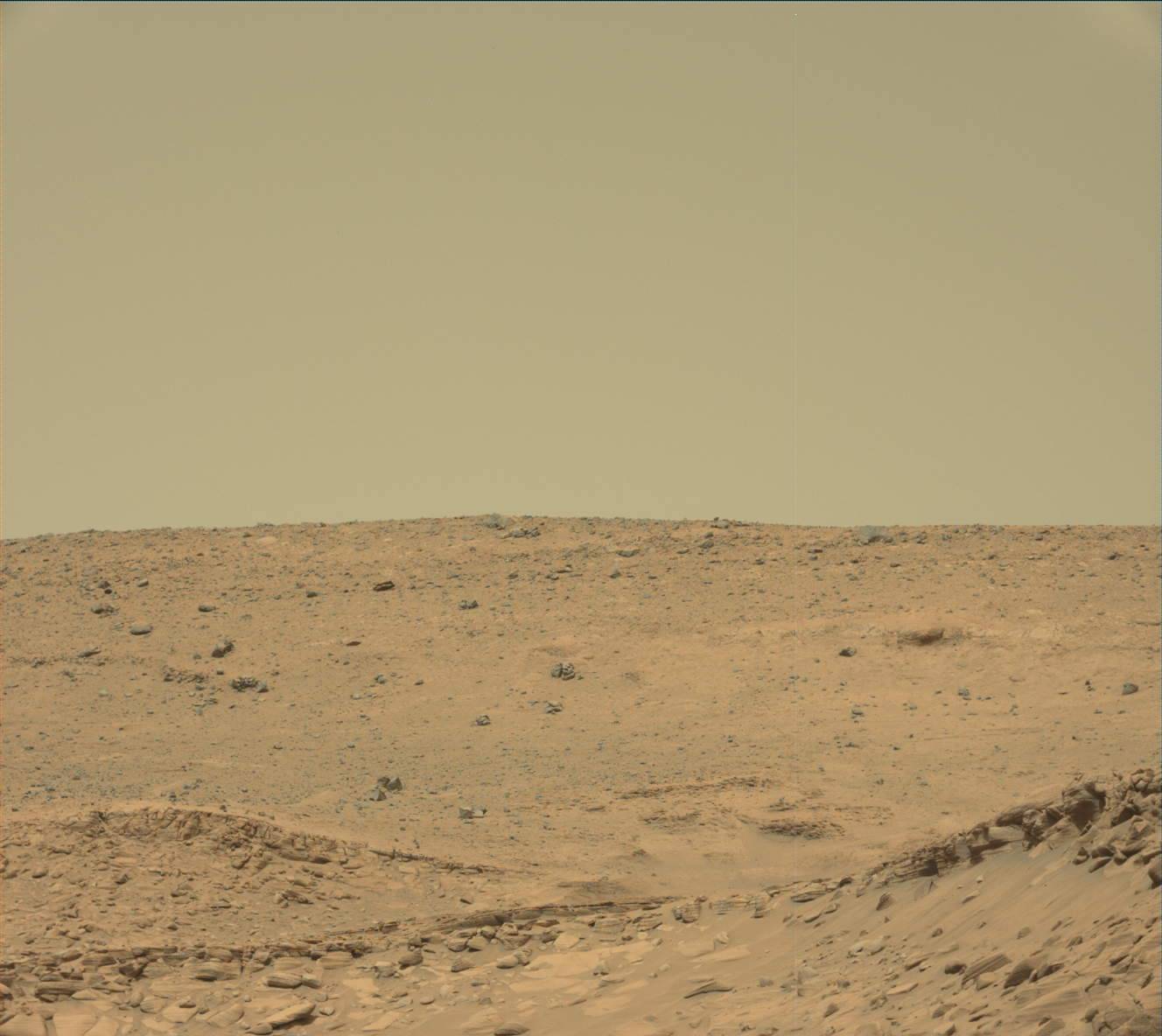 Nasa's Mars rover Curiosity acquired this image using its Mast Camera (Mastcam) on Sol 3716