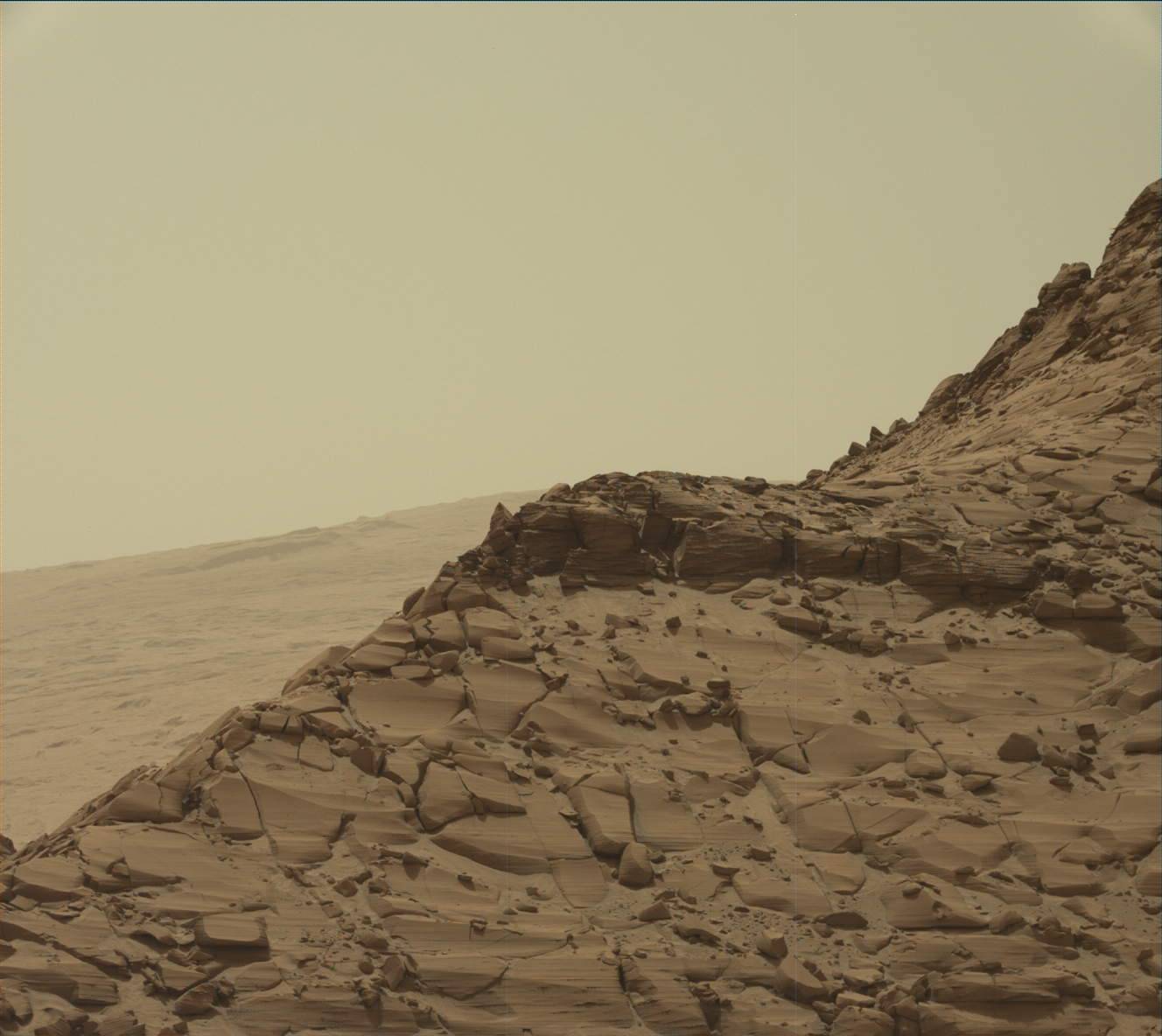 Nasa's Mars rover Curiosity acquired this image using its Mast Camera (Mastcam) on Sol 3716