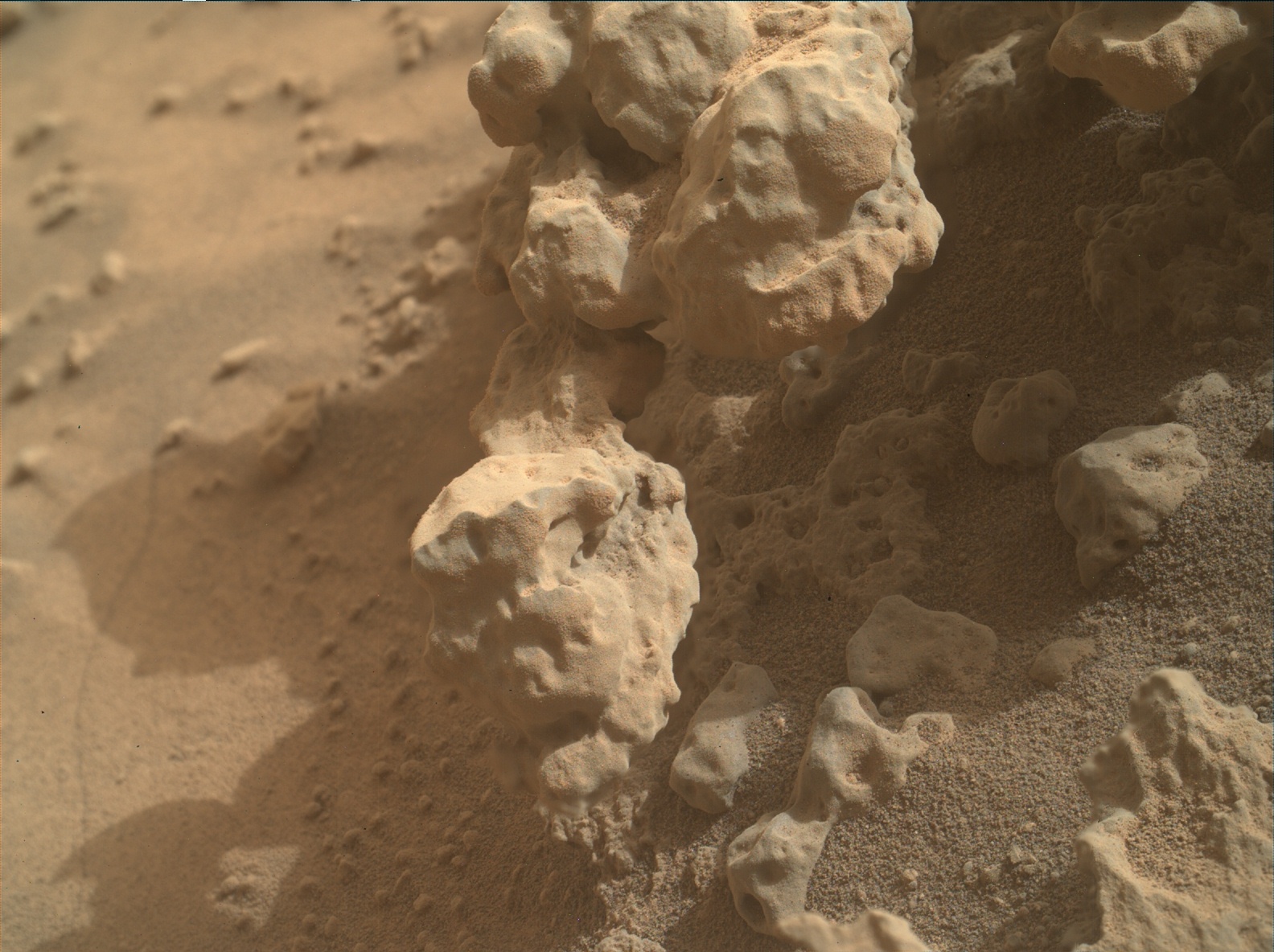 Nasa's Mars rover Curiosity acquired this image using its Mars Hand Lens Imager (MAHLI) on Sol 3724