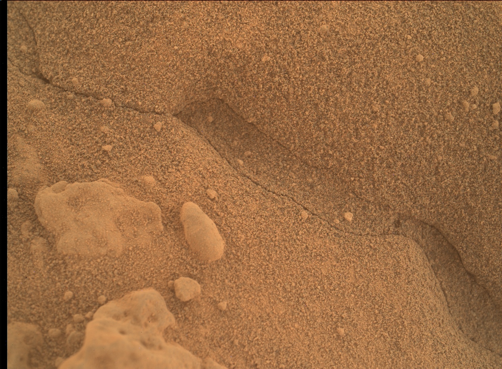 Nasa's Mars rover Curiosity acquired this image using its Mars Hand Lens Imager (MAHLI) on Sol 3730