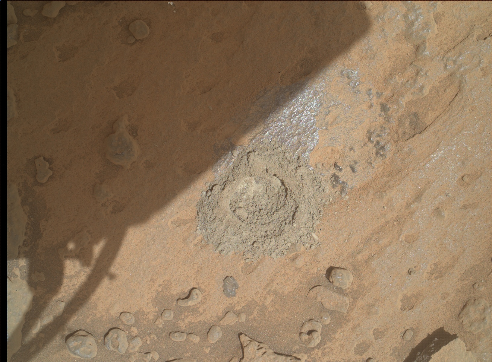 Nasa's Mars rover Curiosity acquired this image using its Mars Hand Lens Imager (MAHLI) on Sol 3744
