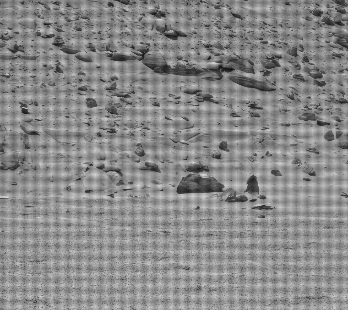 Nasa's Mars rover Curiosity acquired this image using its Mast Camera (Mastcam) on Sol 3746