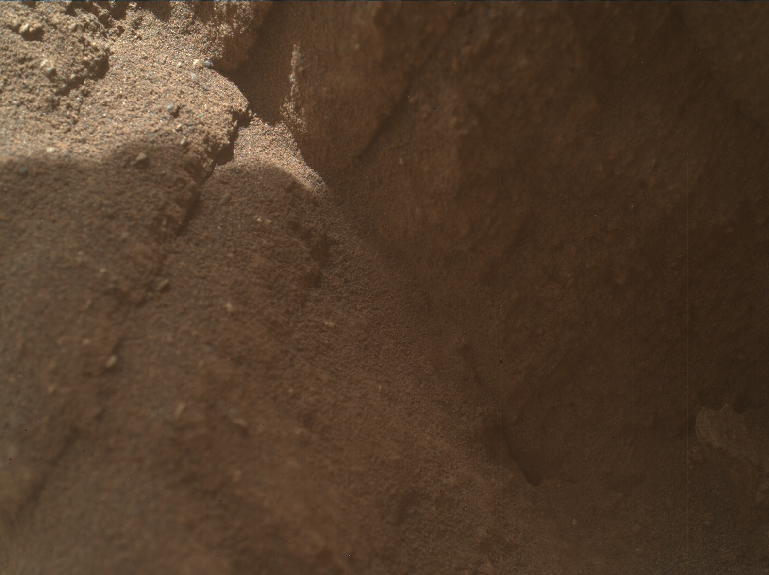 Nasa's Mars rover Curiosity acquired this image using its Mars Hand Lens Imager (MAHLI) on Sol 3749